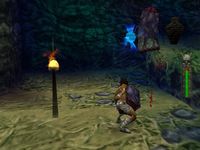 une photo d'Ã©cran de Akuji the Heartless sur Sony Playstation